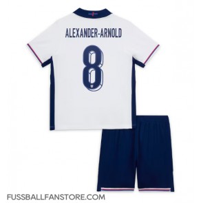 England Alexander-Arnold #8 Replik Heimtrikot Kinder EM 2024 Kurzarm (+ Kurze Hosen)